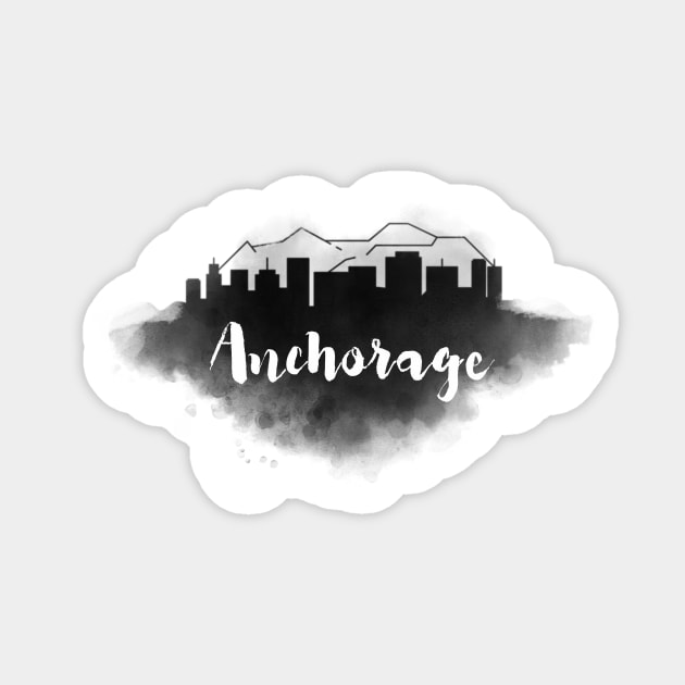 Anchorage watercolor Sticker by kursatunsal